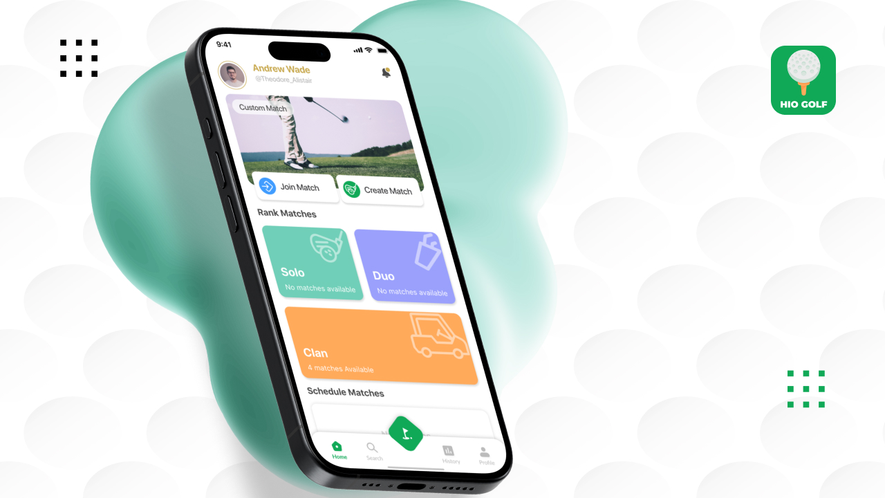 HIO Golf Mobile App